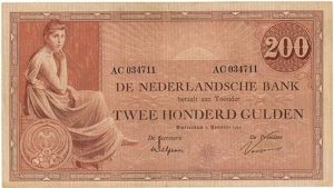 200 gulden 1921 Grietje Seel - Veilinghuis De Ruiter